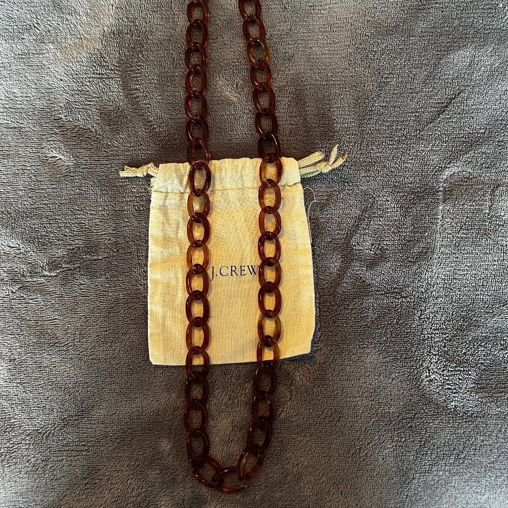J. Crew Tortoise Necklace